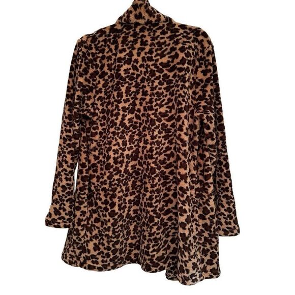 Zulilly animal print oversized jacket sweater - Picture 1 of 5
